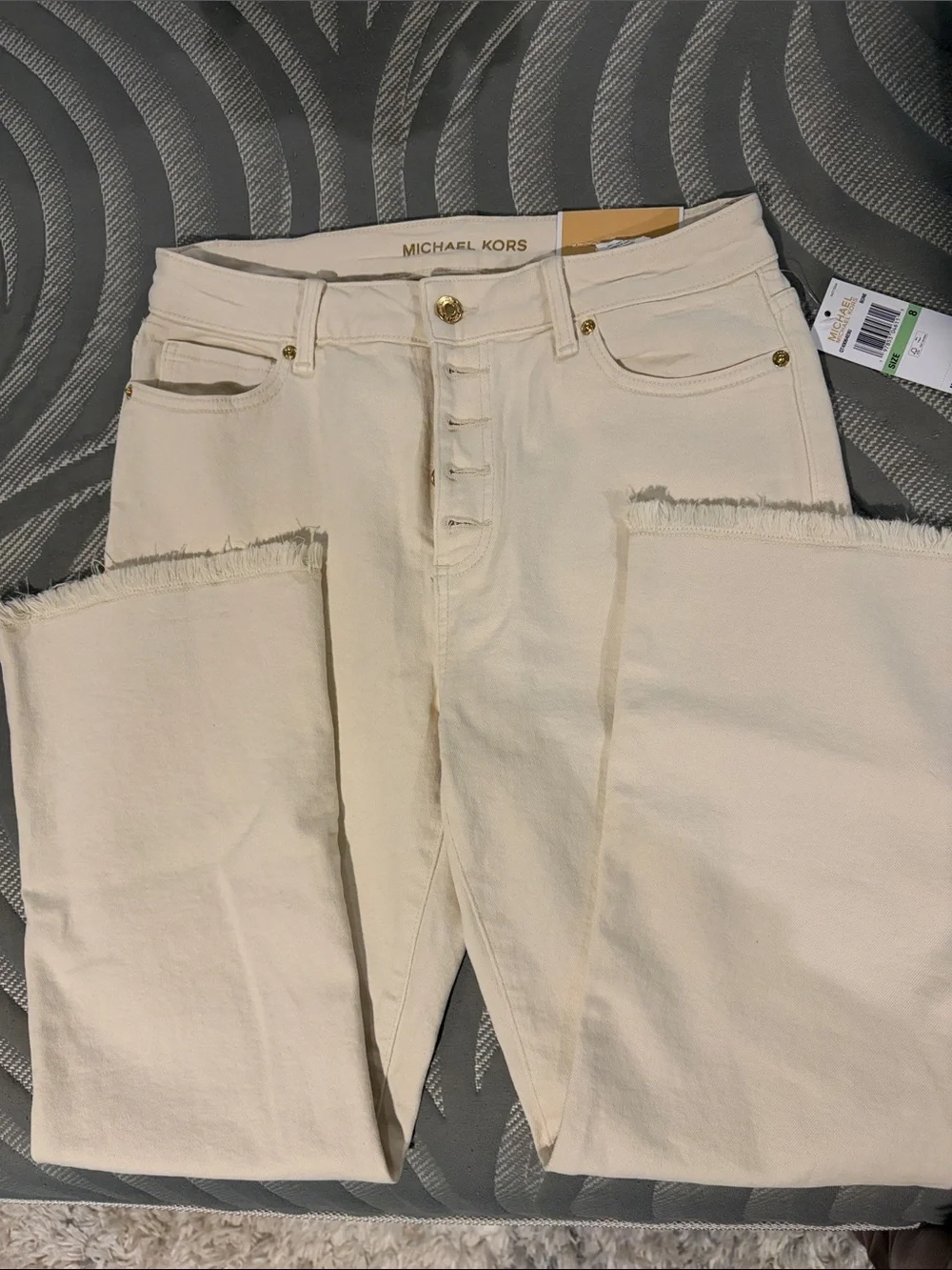 Michael Kors Selma Crop Flare Jeans